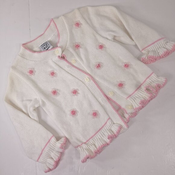 LOT OF 9 SWEATSHIRTS VEST GIRL TODDLER SIZE 24M /2T WHITE PINK PURPLE GRAY *FLAW - Picture 15 of 16